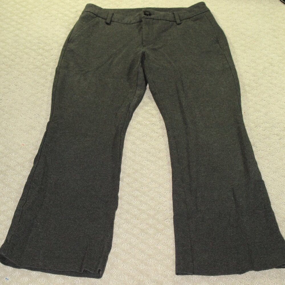 Cabi Women's Size 6 Charcoal Grey Wide Leg Stretch Pants